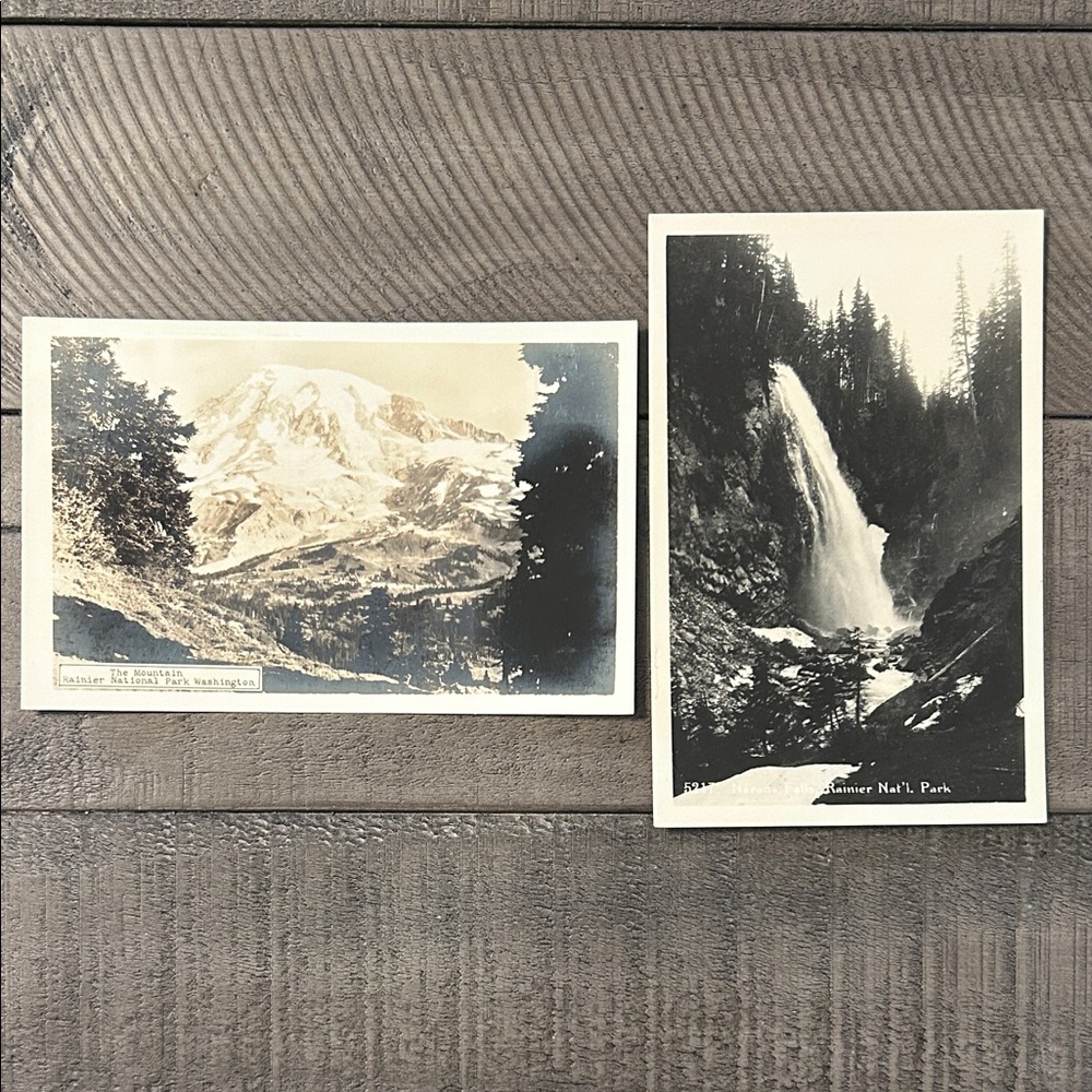 Vintage Rainier National Park Postcards